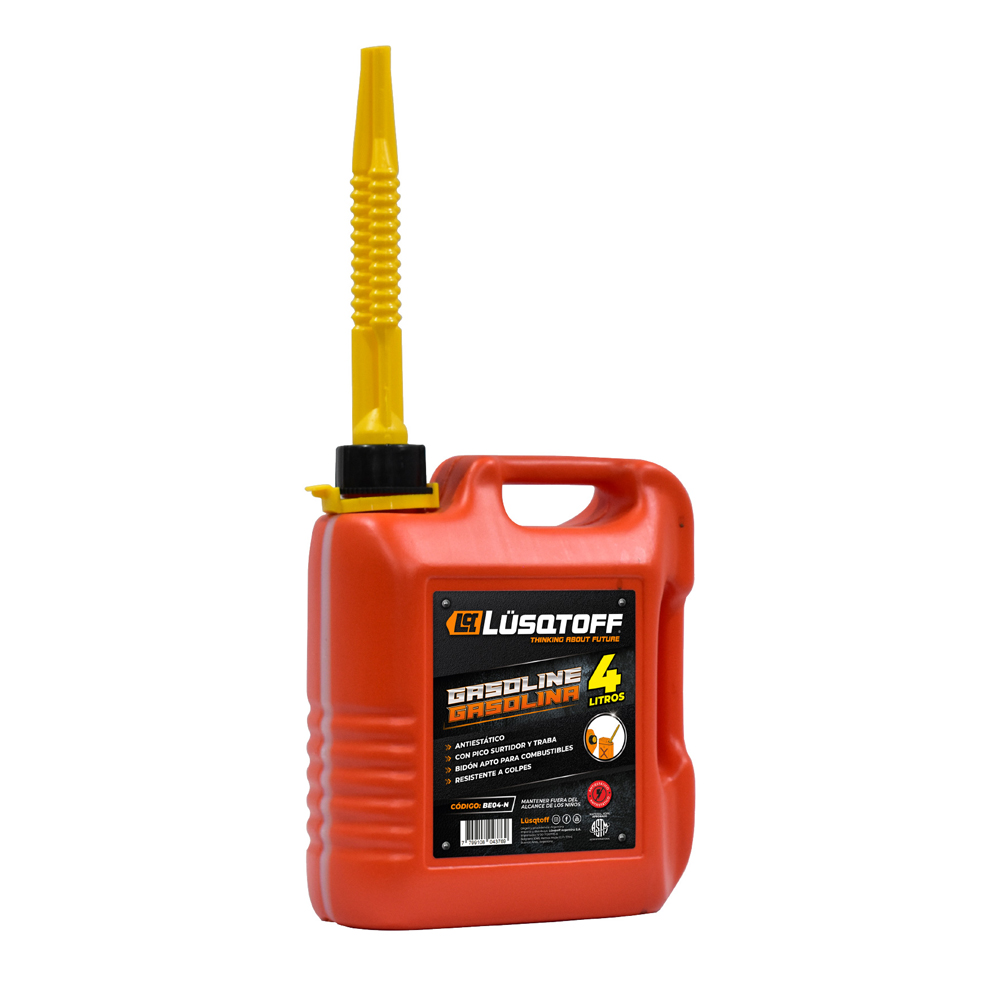 Bidón Combustible 4 lts. Extrachato Lusqtoff