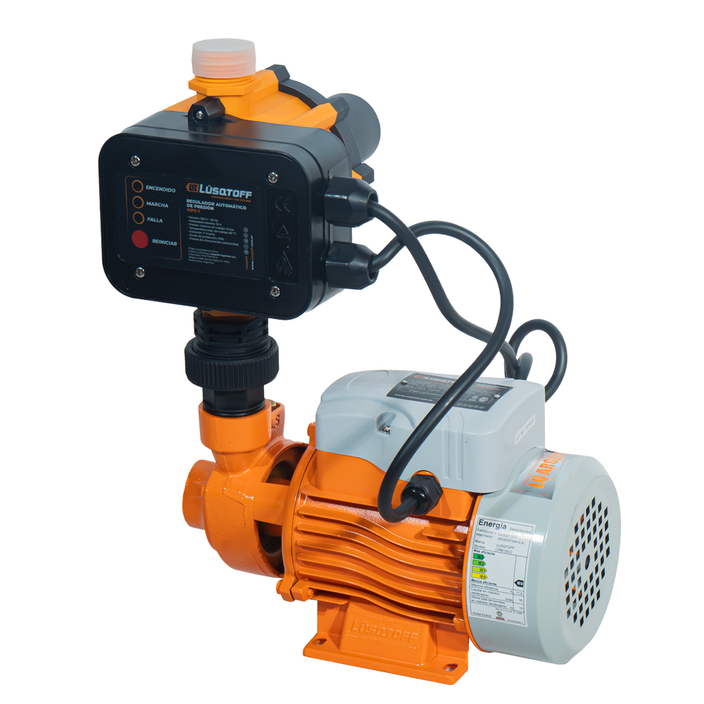 Electrobmba Periférica 370w 0,5HP con Elevador Lusqtoff